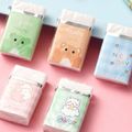 5-pack Pencil Stationery Set with Ruler Eraser Pencil Sharpener School Gift Stationery Set Student Stationery Supplies Light Pink image 4