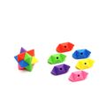 5er-Pack bunter Puzzle-Würfel-Radierer 3D-kreativer, abnehmbarer, zusammengebauter Spielzeug-Radierer zum Selbermachen Mehrfarbig