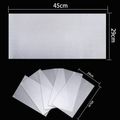 4Pcs Refrigerator Liner Mats Non-slip Kitchen Shelf Liner Drawer Liners Table Placemats Can Be Cut White image 1