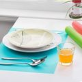 4Pcs Refrigerator Liner Mats Non-slip Kitchen Shelf Liner Drawer Liners Table Placemats Can Be Cut White image 4