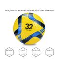 Soccer Ball Size 3 to Size 5 Youth & Adult Soccer Ball with Pump and Mesh Bag Outdoors Sports Playing Toys Yellow image 3