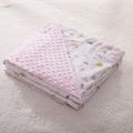 Baby Soft Appease Peas Blankets Washable Baby Stroller Blanket Infant Kids Bedding for All Seasons Pink