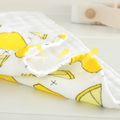 2-pack Petal Shape Baby Bibs 8 Layer Cotton Gauze Bandana Drool Bibs for Feeding & Drooling & Teething Multi-color image 5