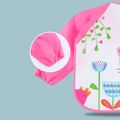 Cartoon Pattern Baby Toddler Waterproof Long-sleeve Smock Water Repellent Oil Repellent Stain Repellent Pink