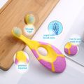 Confezione da 2 cartoni animati per bambini con spazzolino manuale a setole morbide per la pulizia dei denti per 0-3 anni Multicolore image 3