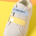 Toddler Colorblock Dual Velcro LED Casual Shoes Light Pink image 3
