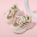 Toddler Letter Graphic Fashion Beige Sneakers Beige image 3