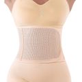 Women Waist Trainer Belt High Elasticity Breathable Waist Trimmer Slimming Belly Band Body Shaper Belt Rose Gold image 1