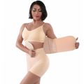 Women Waist Trainer Belt High Elasticity Breathable Waist Trimmer Slimming Belly Band Body Shaper Belt Rose Gold image 3