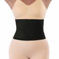 Women Waist Trainer Belt High Elasticity Breathable Waist Trimmer Slimming Belly Band Body Shaper Belt Black image 1