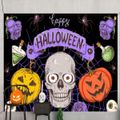 sfondo di fotografia di fondale di stoffa di decorazione di halloween per forniture per feste di decorazione di halloween Multicolore image 3