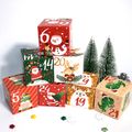 24pcs Christmas Pattern Gift Box No. 1-24 Xmas Candy Box Multi-color image 5