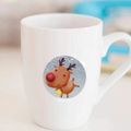 500pcs/1roll Christmas Pattern Gift Sticker Xmas Decoration Stickers Color-A image 2