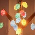 Easter 10 LED Egg String Lights for Indoor Outdoor Easter Party Holiday Decor Multi-color image 1