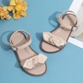 Toddler / Kid Bow Decor Flat Sandals Apricot image 1
