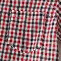 Fashionable Kid Boy Plaid Casual Suits Red