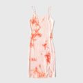 100% Cotton Tie-dye Series Sling Mini Dresses for Mom and Me Light Pink