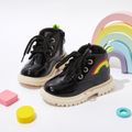 Toddler / Kid Rainbow Casual Boots Black