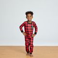 Bear Cheeks Family Matching Onesies Pajamas （Flame resistant） Red