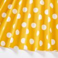 Trendy Kid Girl Polka Dot Slip Dress Yellow