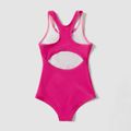 Color Block Tank One-piece Activewear Swimsuit for Toddlers / Kids Pink