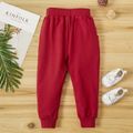 Baby / Toddler Solid Pocket Casual Pants Red image 2