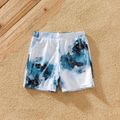 Tie-dye Series Family Matching Swimsuits(One-piece Sling Swimsuits for Mom and Girl ; Swim Trunks for Dad and Boy) Multi-color