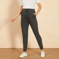 Maternity casual Print Relaxed fit Casual pants Grey