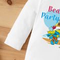 Smurfs Baby Boy/Girl Palm Beach Party Cotton Jumpsuit White