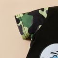 Smurfs Baby Boy Camouflage Colorblock Zipper One Piece/Jumpsuits Army green