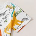 Trendy Kid Boy Letter Dinosour Animal Print Casual Set Multi-color image 3