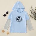 Criança Menino Pullover Sweatshirt Azul Claro image 1