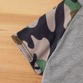 Kid Boy Camouflage Top & Shorts Set Multi-color