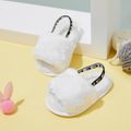 Baby / Toddler Solid Fleece Sandals White image 2
