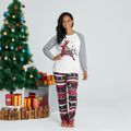 Merry Christmas Plaid Reindeer Print Family Matching Pajamas Sets (Flame Resistant) Multi-color