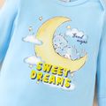 Care Bears Baby Boy/Girl Sweet Dreams 100% Cotton One Piece Light Blue