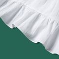 Solid Sleeveless Matching White Midi Sling Dresses White
