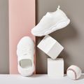 Toddler Boy / Girl Trendy Solid Breathable Athletic shoes Creamy White image 3
