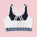 'Sports' Letter Print Color Contrast  Athleisure Tank / Shorts / Leggings for Toddlers / Kids Tank Top