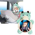 Safety Seat Rear View Mirror Cute Baby Car Mirror Reverse Installation Car Interior View giraffe Haha Mirror Light Grey