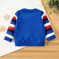 Baby Boy Colorblock Knit Long Sleeve Winter Sweater Color block