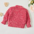 Baby Knit Cardigans Button Sweater Coat Red/White image 3