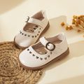 Toddler / Kid Solid Hollow Out Buckle Closure Shoes Beige