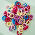100 حزمة hairbands جميلة للفتيات متعدد الألوان image 2