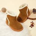 Baby / Toddler Solid Fleece-lining Boots Brown image 1
