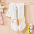 meias de laço sólido para bebé / criança / criança (várias cores) Branco image 4