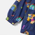 PAW Patrol Toddler Boy Rainbow Allover Zip-up Hooded Jacket Dark Blue