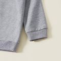 Criança Menino Pullover Sweatshirt Cinzento Claro image 5