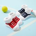 Baby / Toddler Color Block Terry Socks Red