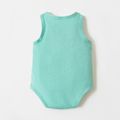 Baby Shark Big Graphic Cotton Tank Bodysuit for Baby Boy/Girl Light Blue